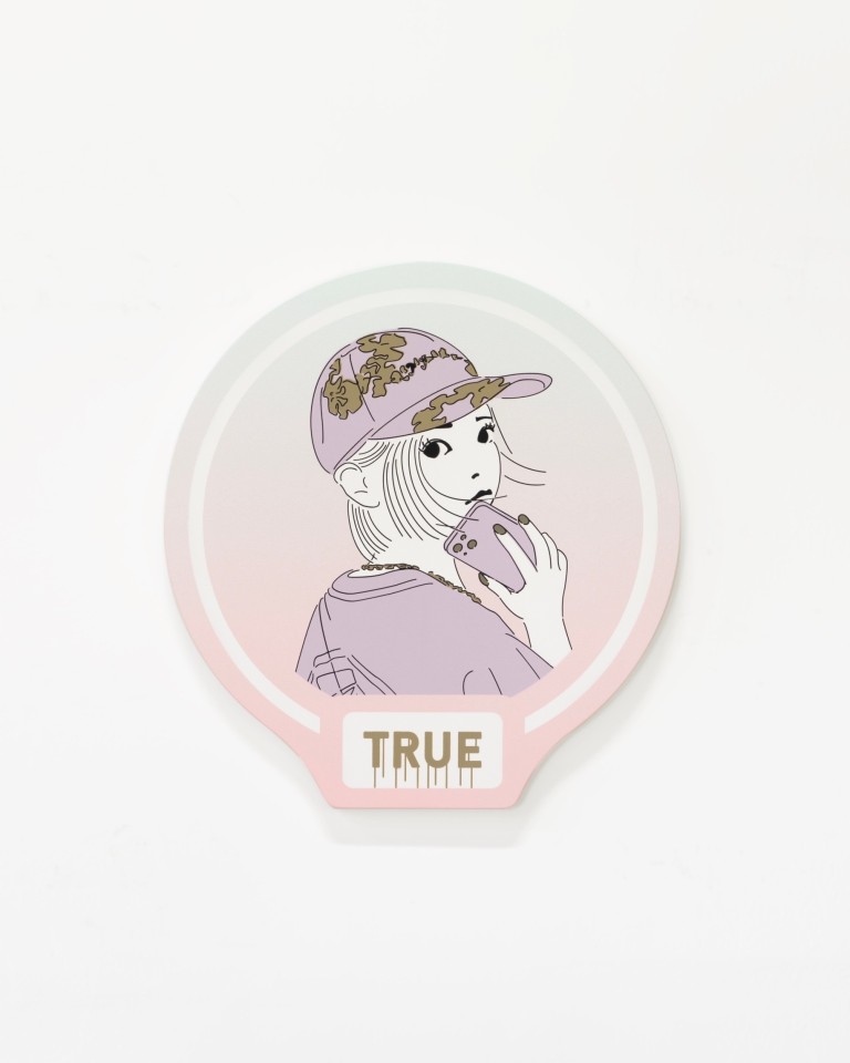 Masato Yamguchi In the wind *ICON 2024 74x70cm Acrylic on canvas