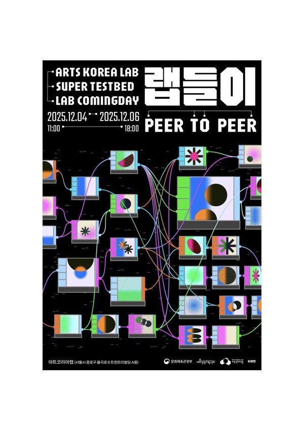 2025 아트코리아랩 수퍼 테스트베드 랩들이 포스터
